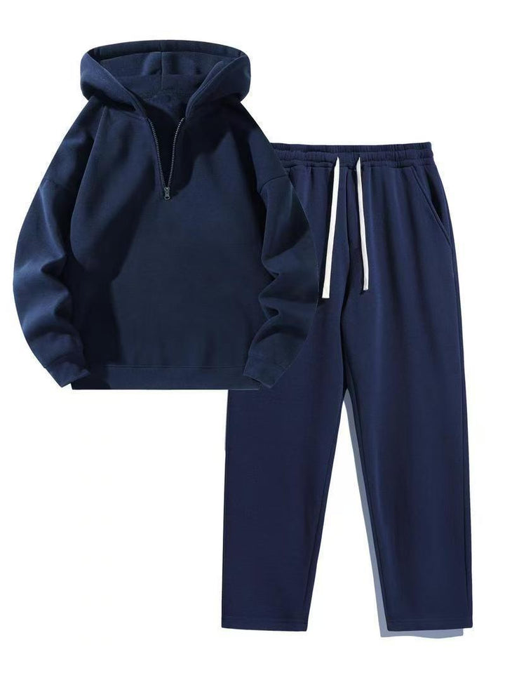 Women's sporty hoodie set with practical zip jacket and comfortable jogging pants Lisslune
