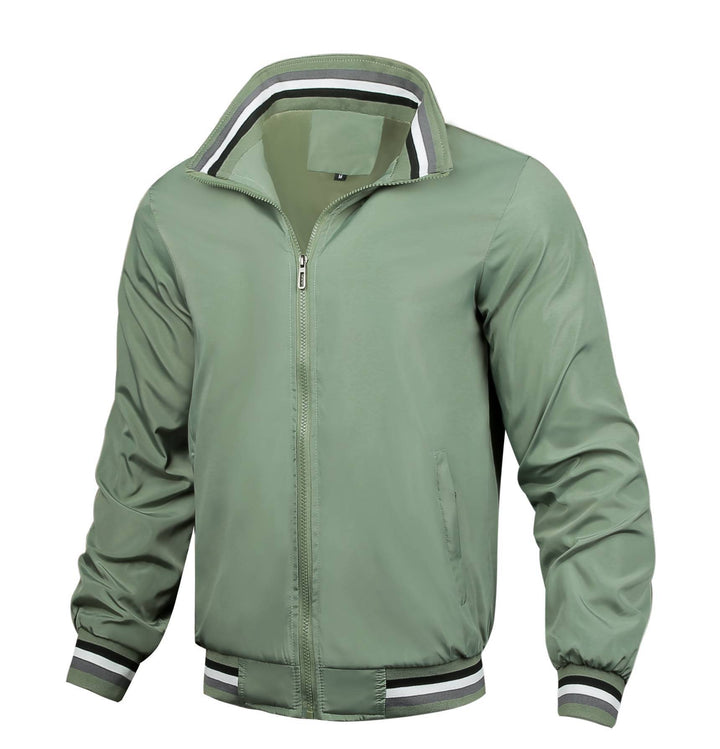 Men's sporty windbreaker with textured collar and breathable technology Lisslune