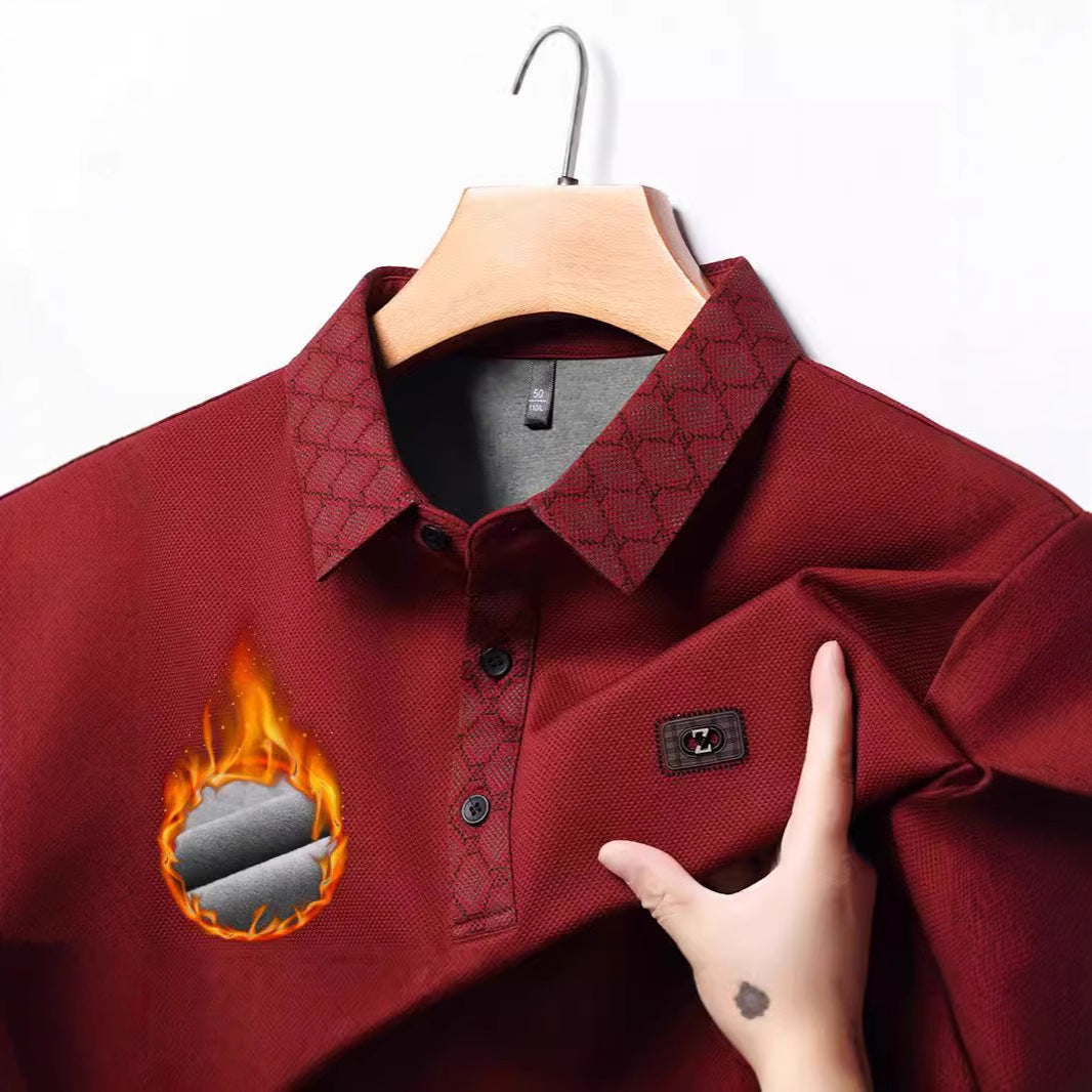 Men's geometric polo shirt Lisslune
