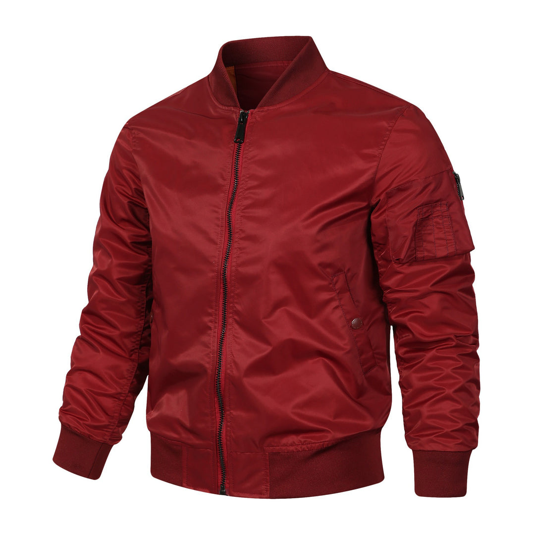 Men's bomber jacket with functional pockets and casual design Lisslune