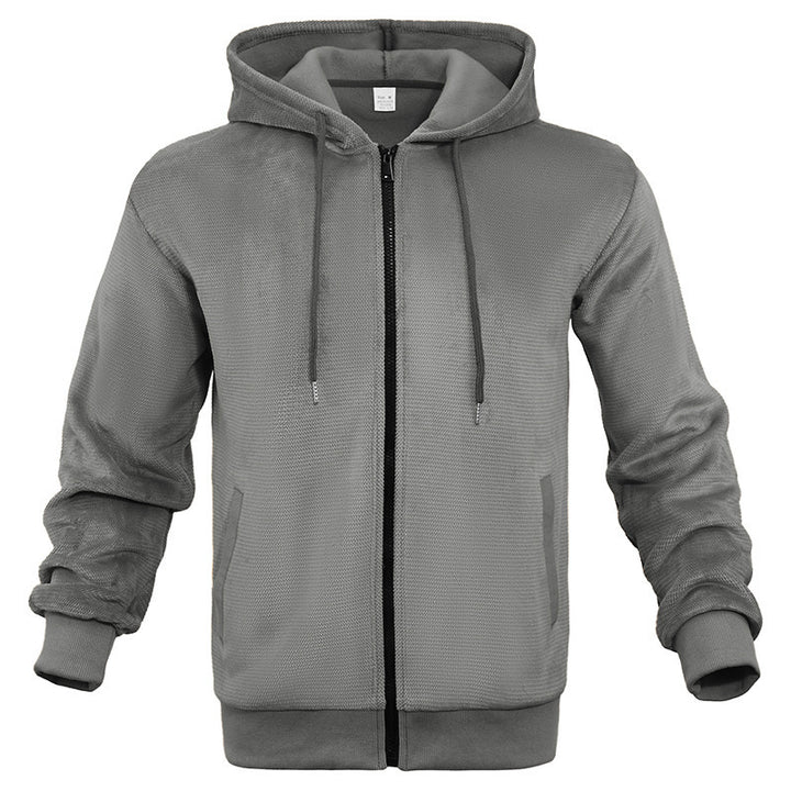Men's Sporty Hoodie Jacket with Breathable Properties Lisslune