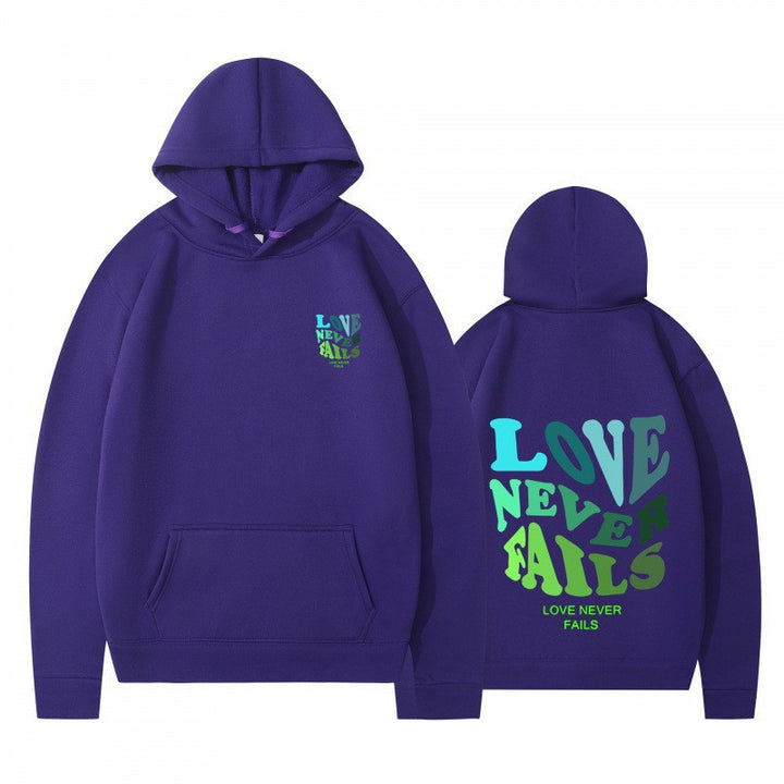 Women’s hoodie with inspiring lettering and casual fit Lisslune