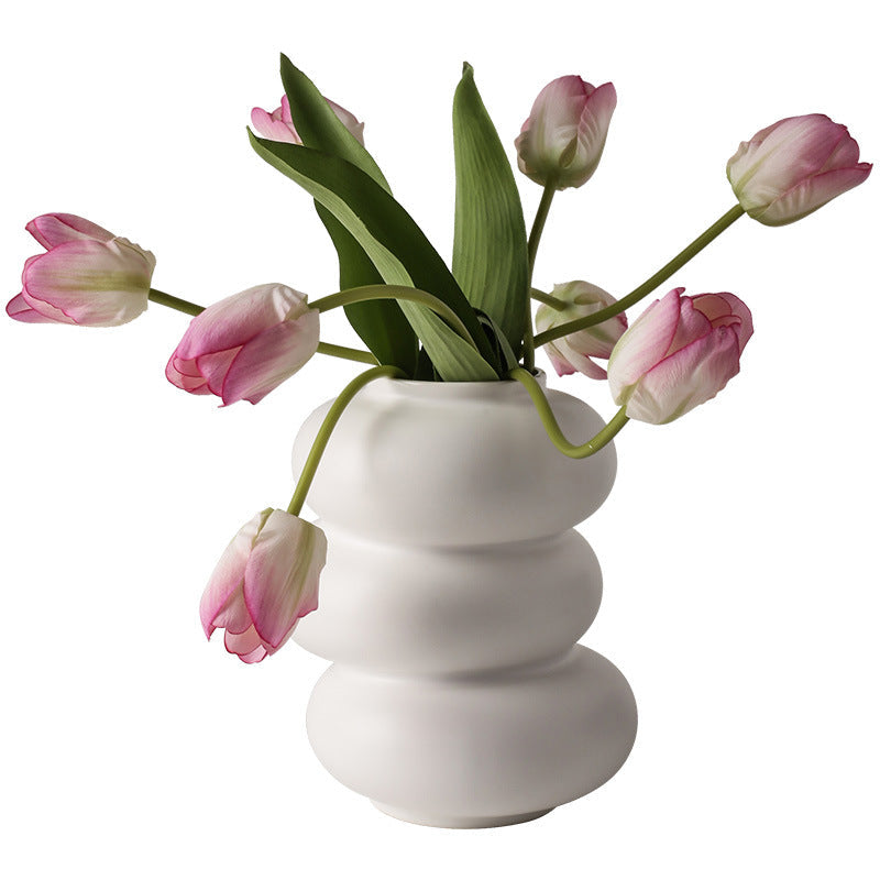 Lisslune | Pure White Special Shape Vase