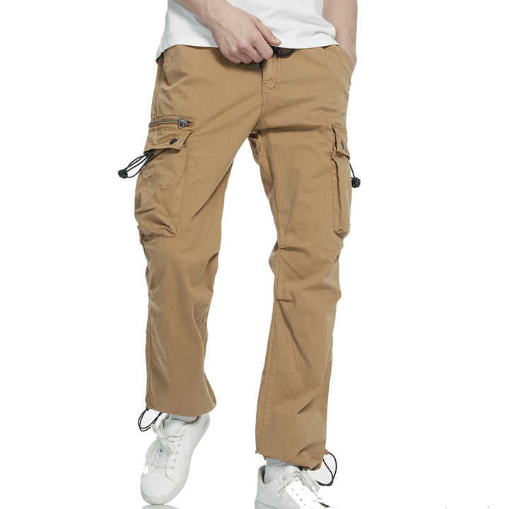 Men's cargo pants with practical side pockets and adjustable waistband Lisslune