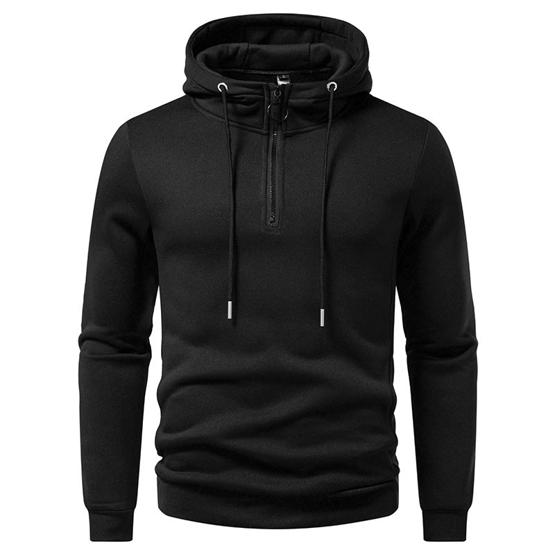 Men's hoodie with modern zipper and breathable material Lisslune