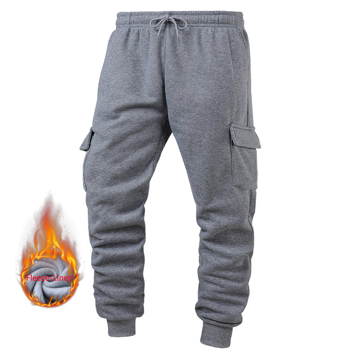 Men's Fleece-Lined Cargo Pants Lisslune