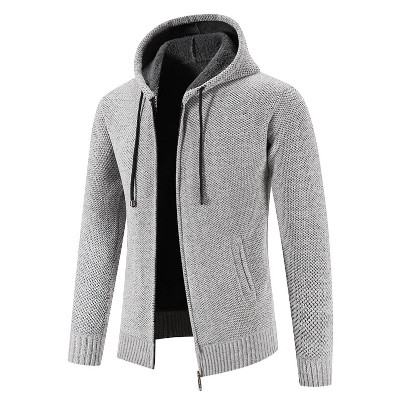 Men's hooded jacket with soft lining and innovative design Lisslune