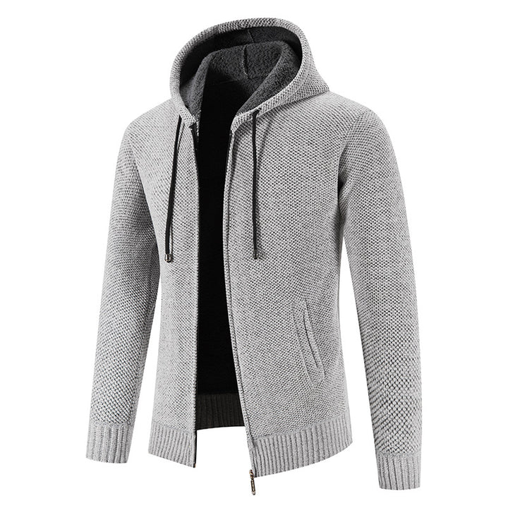 Men's hooded jacket with soft lining and innovative design Lisslune