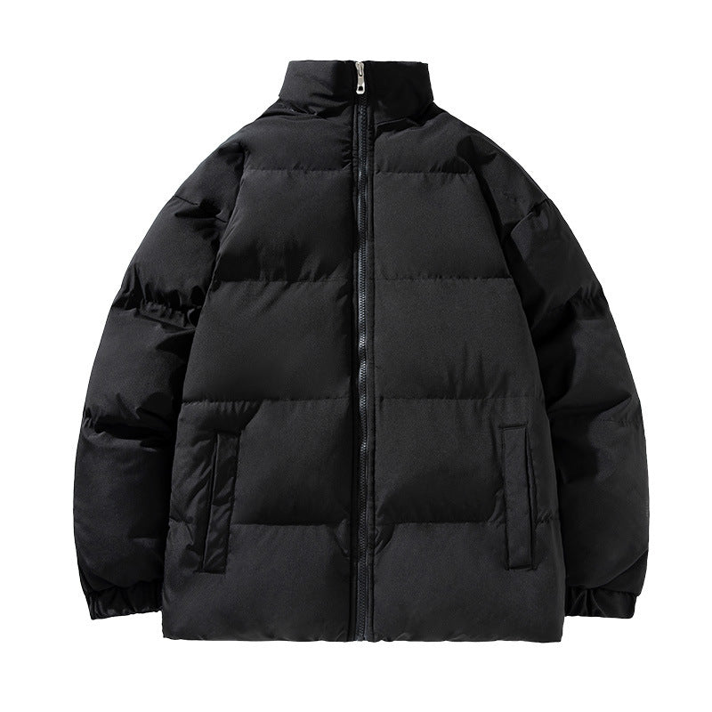 Men's quilted jacket with high collar and elastic cuffs Lisslune
