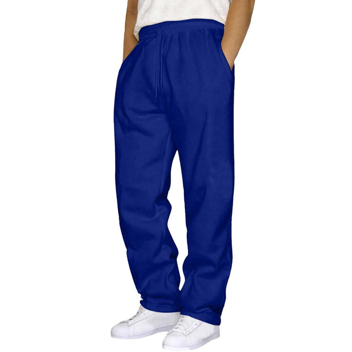 Women's comfortable casual pants with elastic waistband and practical side pockets Lisslune