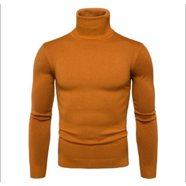 Men's turtleneck sweater made of fine merino wool Lisslune