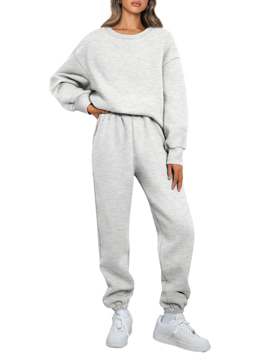 Women's comfortable leisure suit with oversized cut and elastic waistband Lisslune