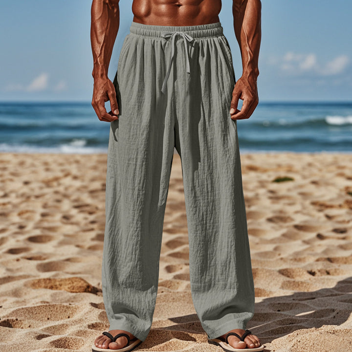 Men's relaxed beach pants made of breathable and lightweight material Lisslune
