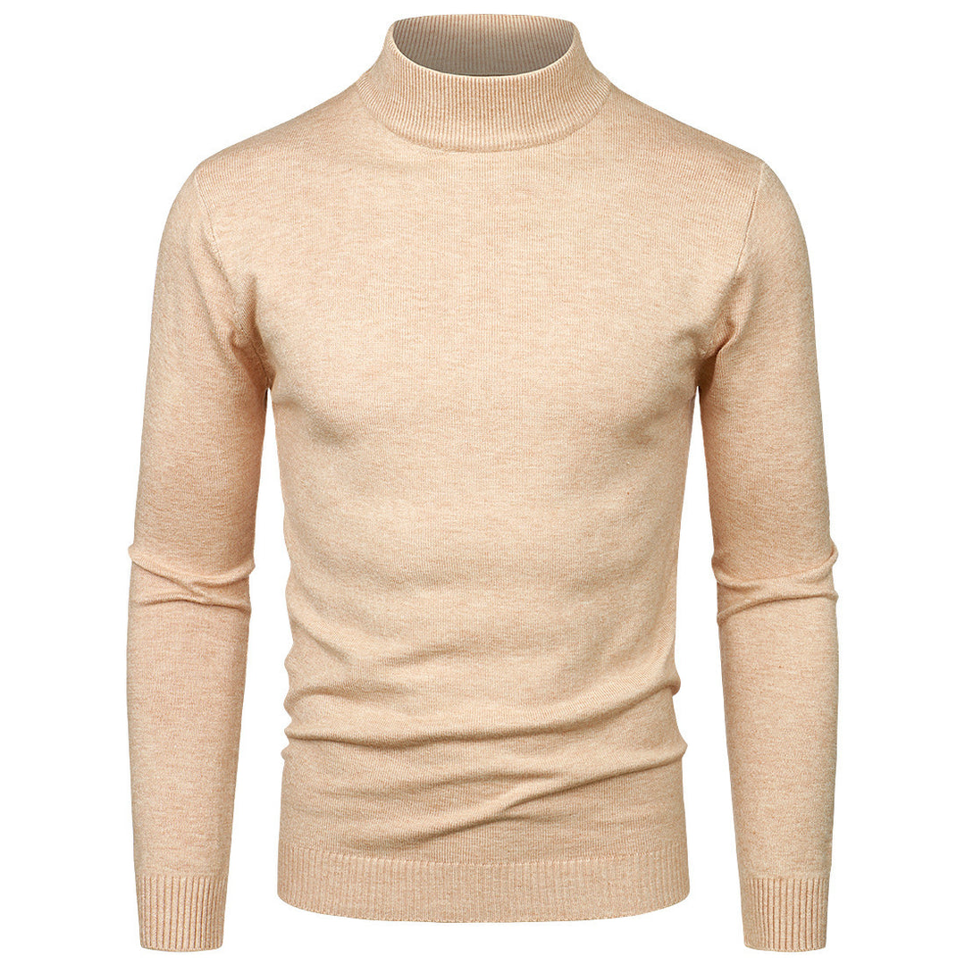 Men's High-Quality Turtleneck Sweater made of fine Cotton Lisslune