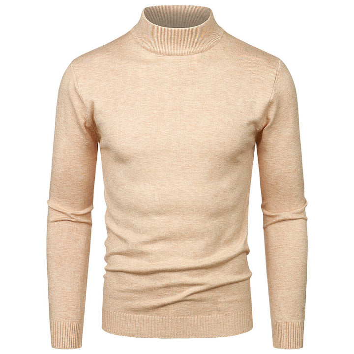 Men's High-Quality Turtleneck Sweater made of fine Cotton Lisslune