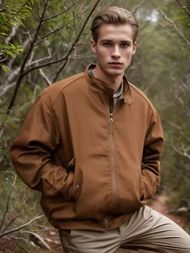 Men's casual outdoor jacket with practical pockets and breathable inner lining Lisslune