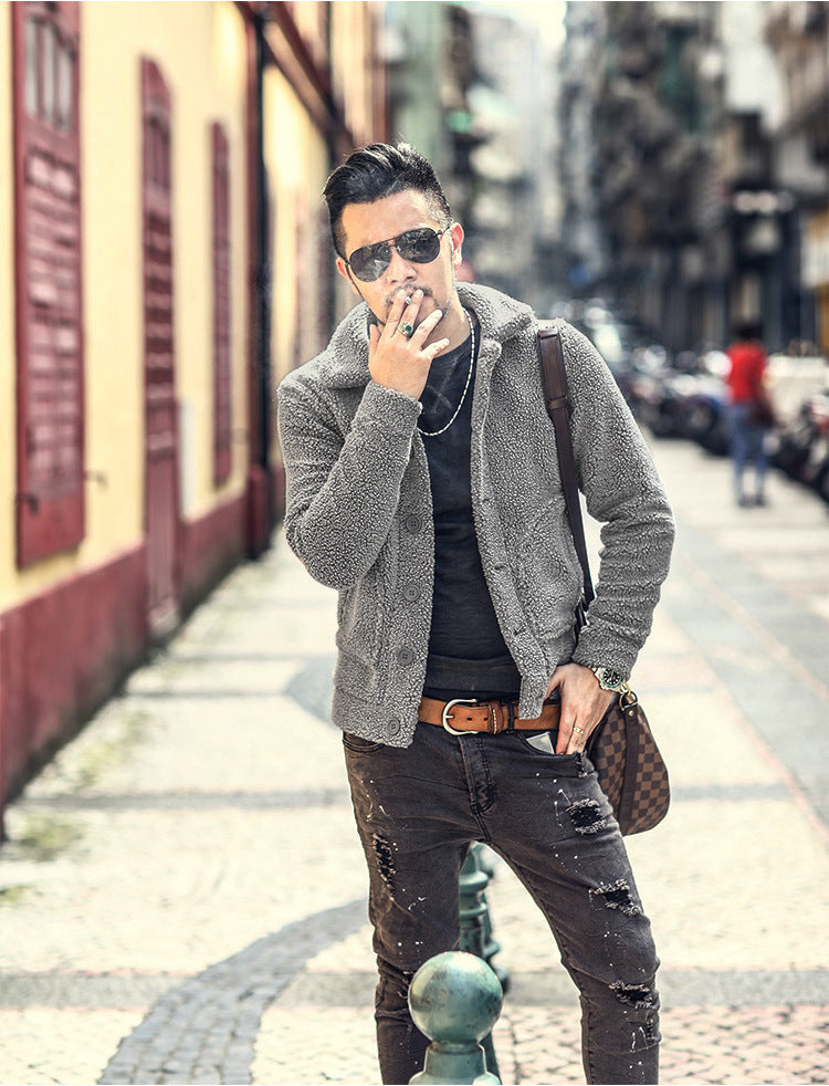 Men's lined Thomaskapelle jacket with stylish button closure and casual design Lisslune