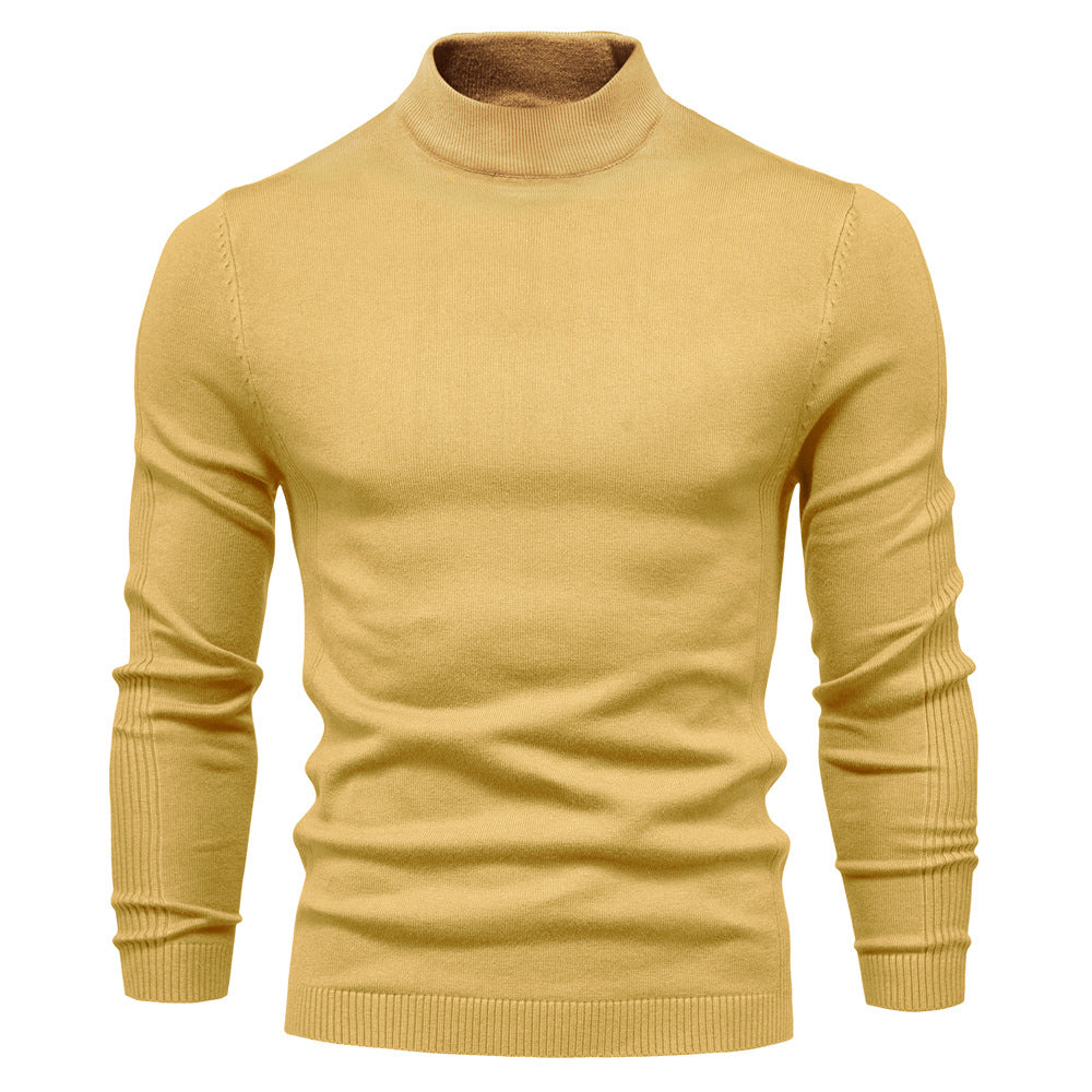 Men's comfortable turtleneck sweater made of soft knit Lisslune