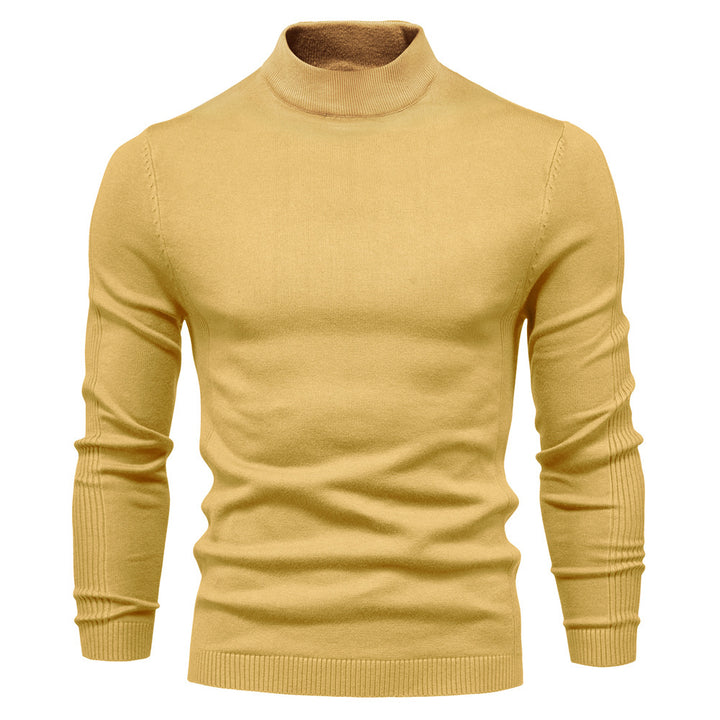 Men's comfortable turtleneck sweater made of soft knit Lisslune