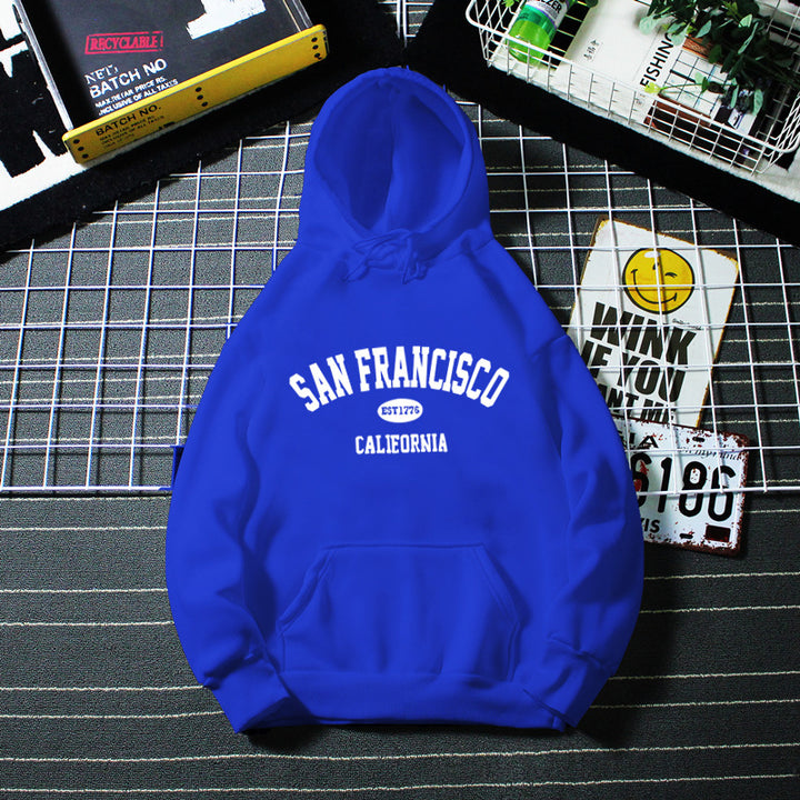 Women's hoodie with casual San Francisco print and comfortable fit Lisslune