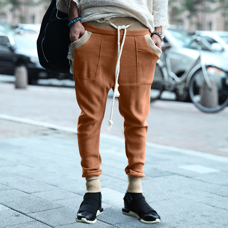 Men's casual joggers with practical pockets and adjustable drawstring Lisslune