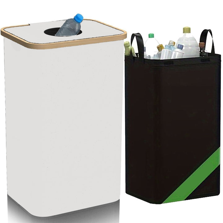 Lisslune | 2in1 Foldable Storage Bag for Plastic Waste or Deposit Bottles