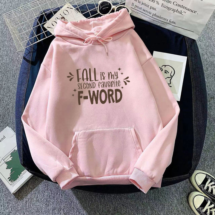 Women's hoodie with funny slogan and casual cut Lisslune
