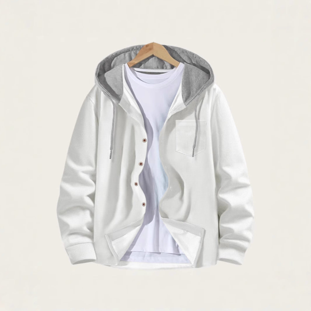 Men's casual jacket with hood and trendy design Lisslune