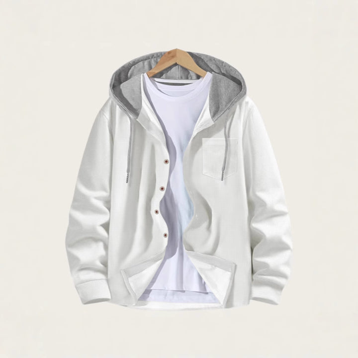 Men's casual jacket with hood and trendy design Lisslune