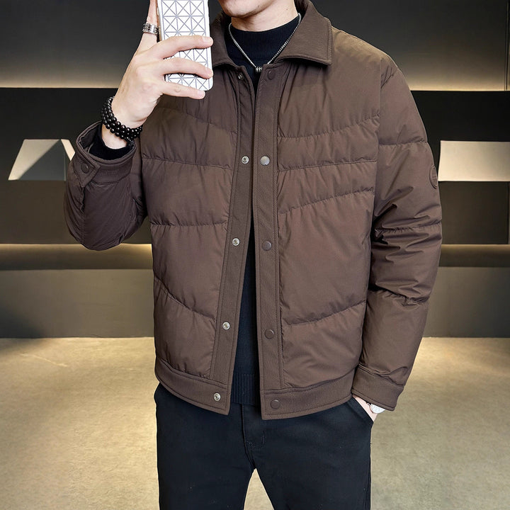Men's Padded Quilted Jacket with Modern Cut Lisslune