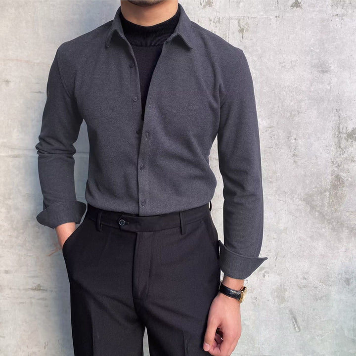 Men's Elegant Long Sleeve Shirt Lisslune