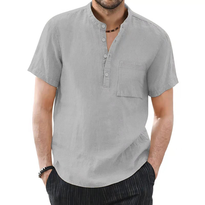Men's Short Sleeve Shirt Lisslune