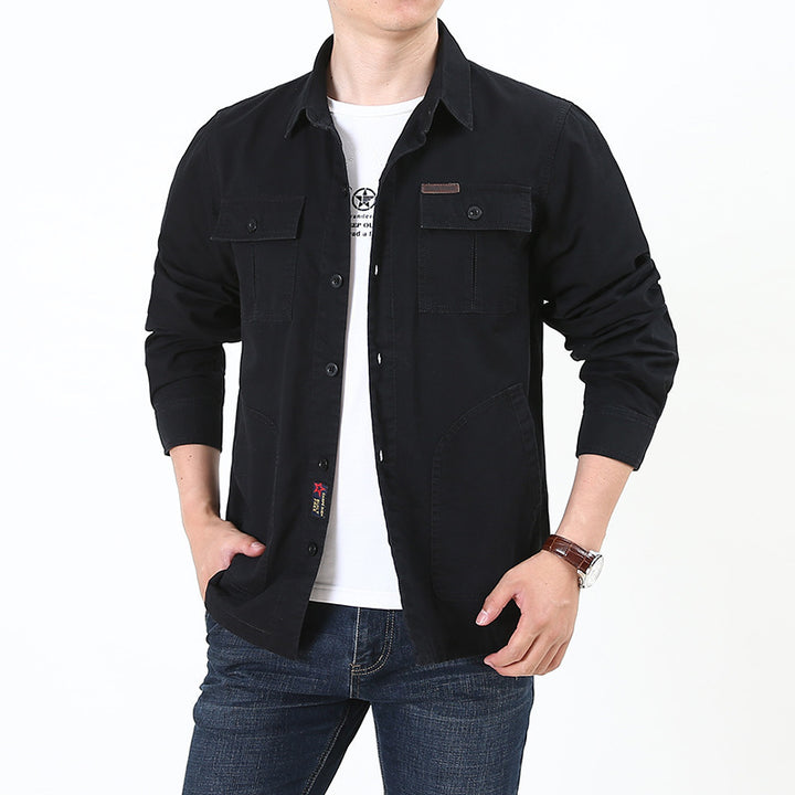 Men's versatile leisure jacket with practical pockets Lisslune