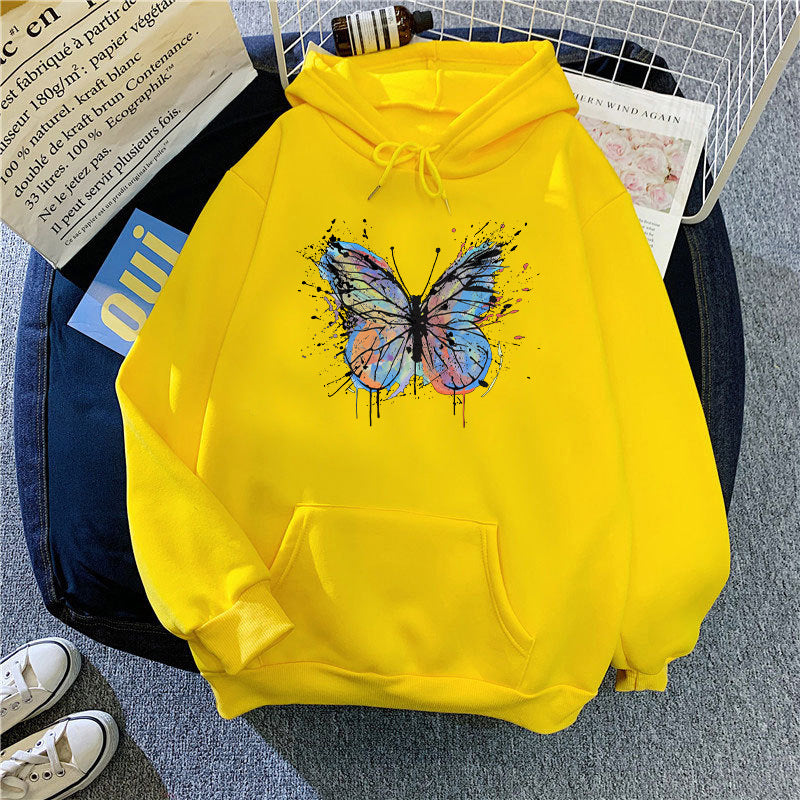 Women's hoodie with appealing butterfly design Lisslune