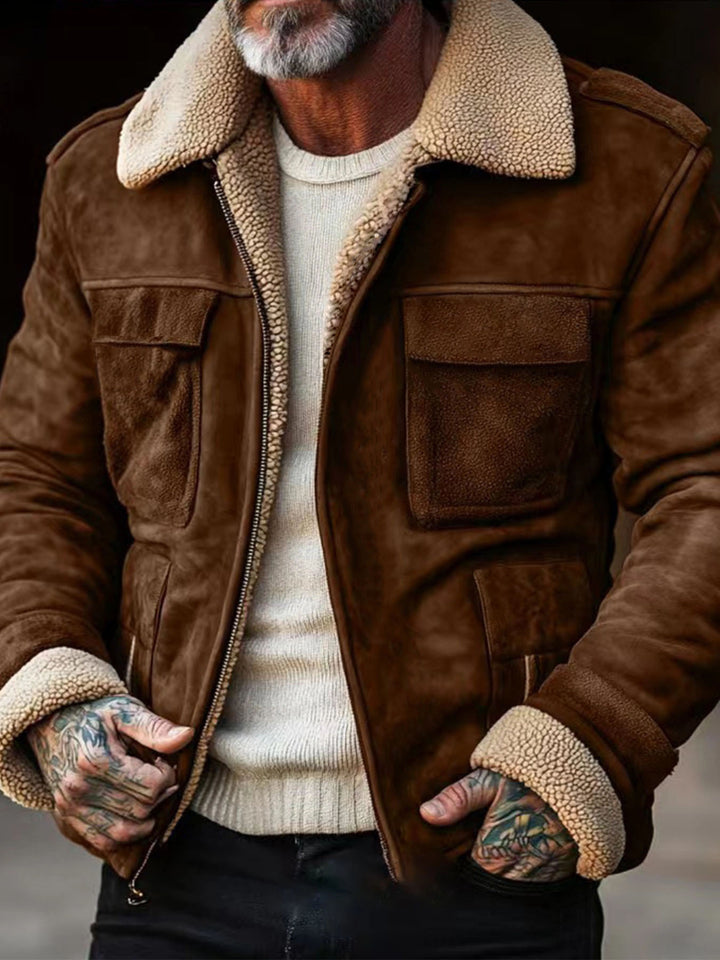 Men's Luxury Lambskin Leather Jacket Lisslune