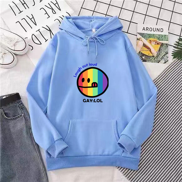 Women's hoodie with colorful graphic print Lisslune