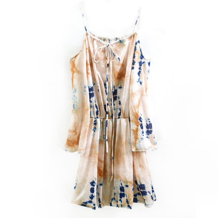 Women’s casual dress with off-shoulder design and Boho graphics Lisslune