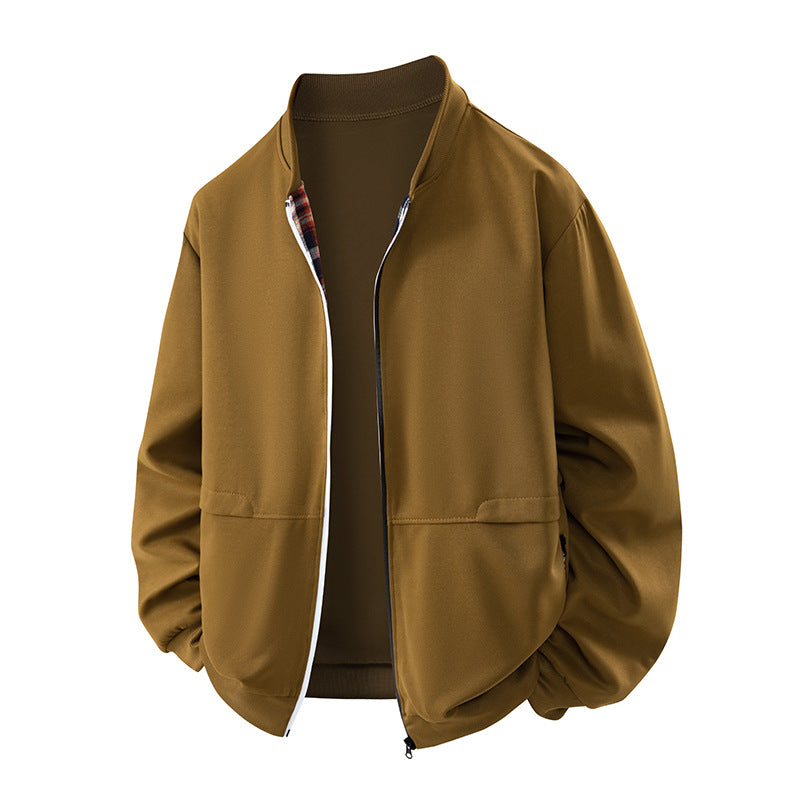 Men's Casual Cover-up with Stand Collar Lisslune