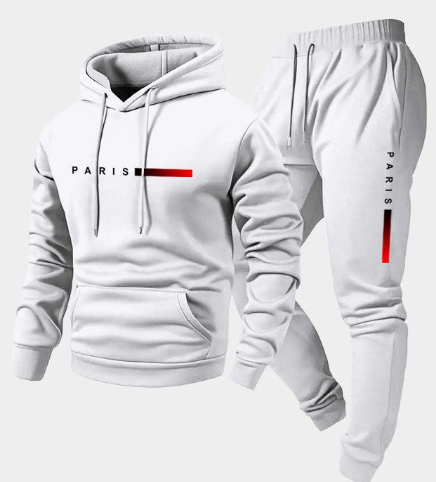 Women’s hoodie and jogging pants set with modern Paris design Lisslune