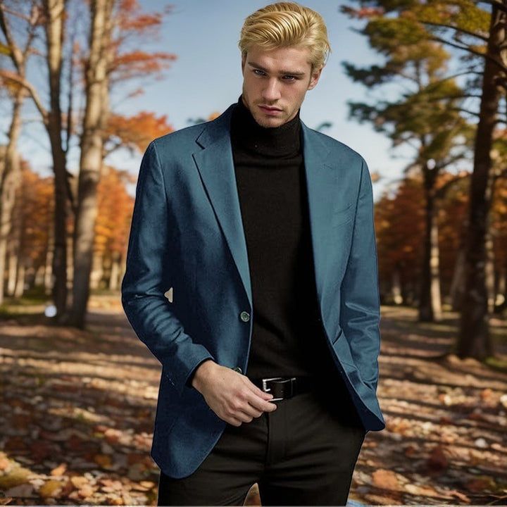 Men's Elegant Blazer with Stylish Cut and High-Quality Material Lisslune