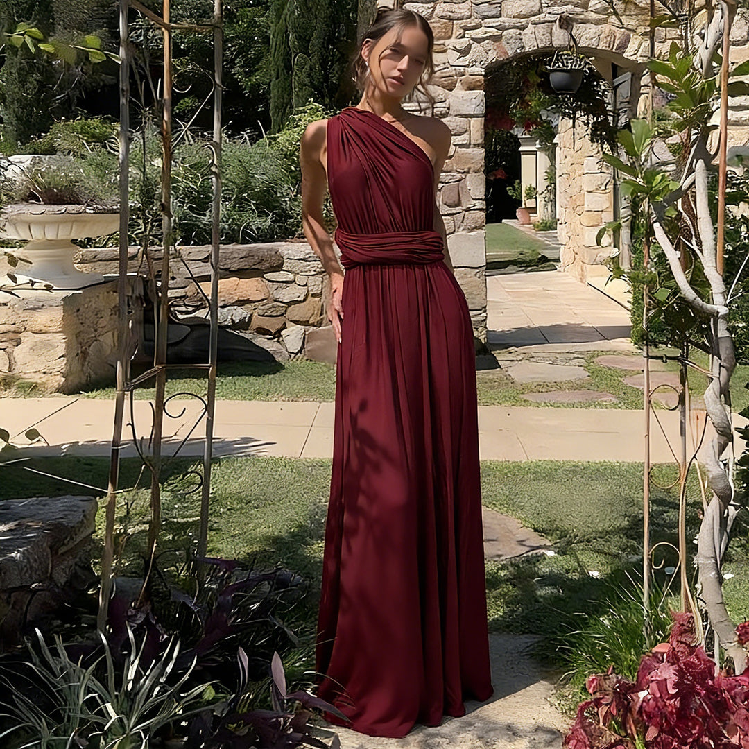 Women's maxi dress with high-quality wrap design