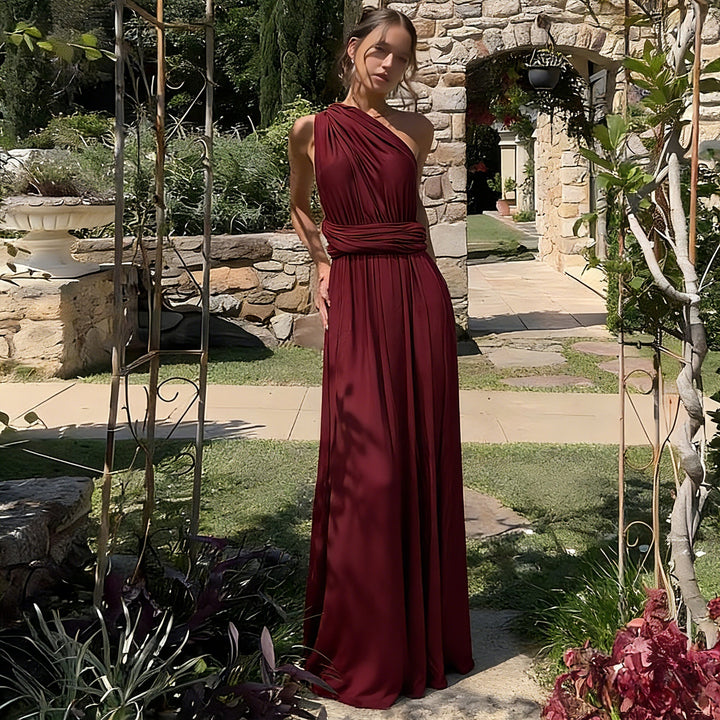 Women's maxi dress with high-quality wrap design