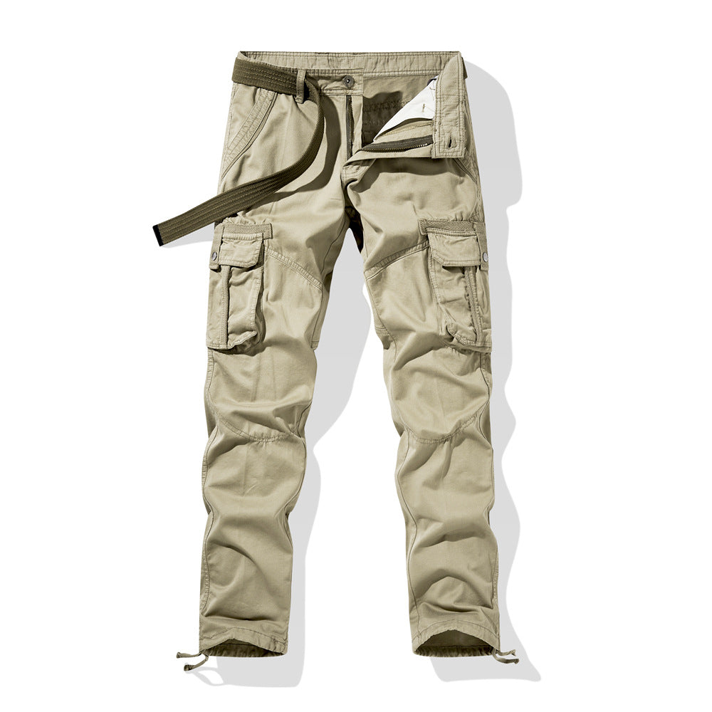 Men's Practical Cargo Pants with Adjustable Waistband and Versatile Pockets Lisslune