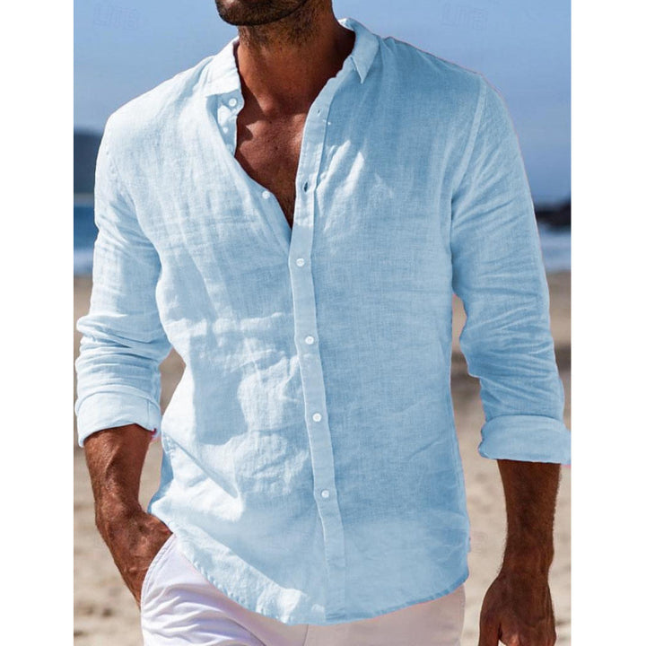 Men's Linen Shirt Lisslune