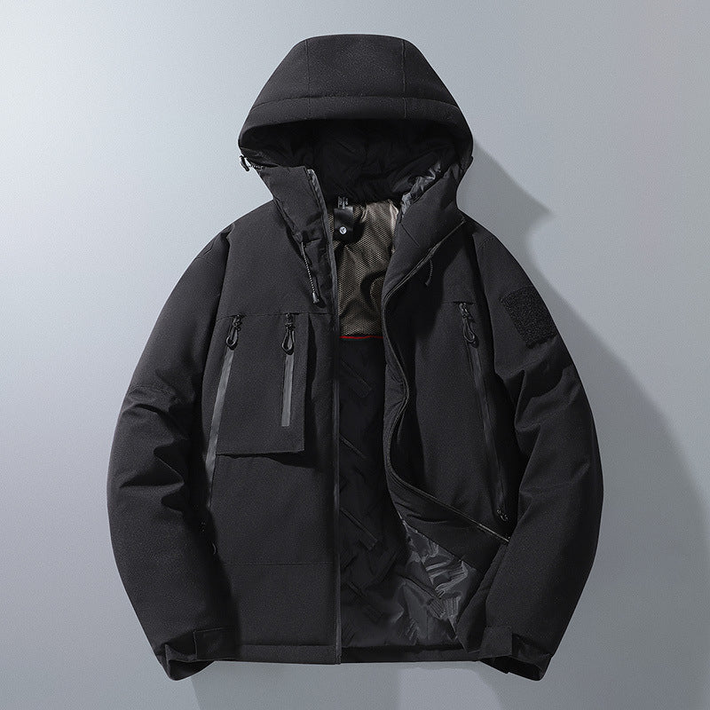 Men's Multifunctional Outdoor Jacket with Weatherproof Membrane and Insulating Lining Lisslune