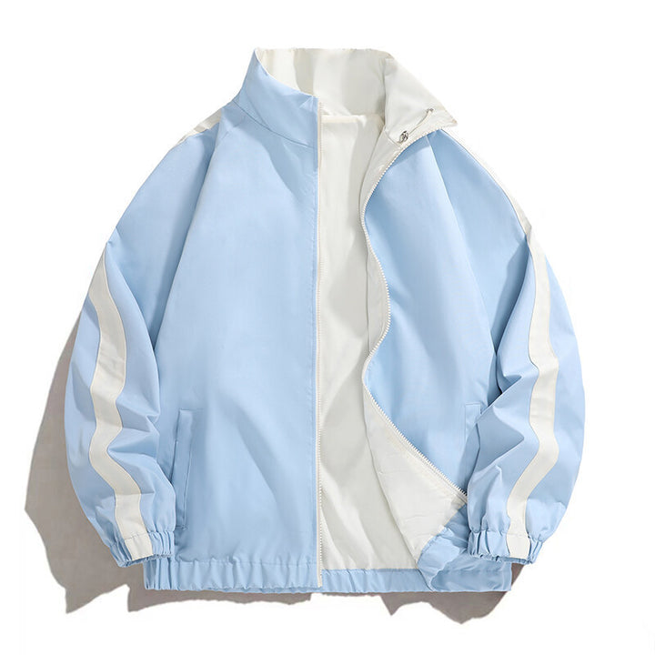 Men's fashionable casual jacket with sporty cut and contrasting accents Lisslune