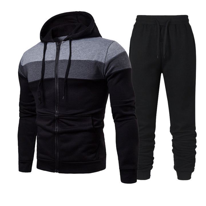 Men's tracksuit with modern color accents and practical pockets Lisslune