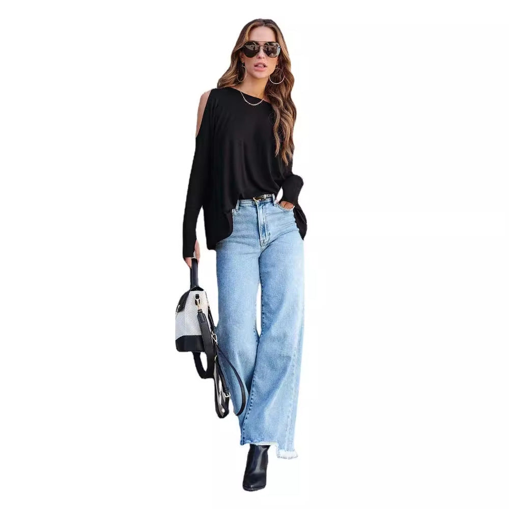 Women's Casual Sweatshirt with Graphic Print Lisslune