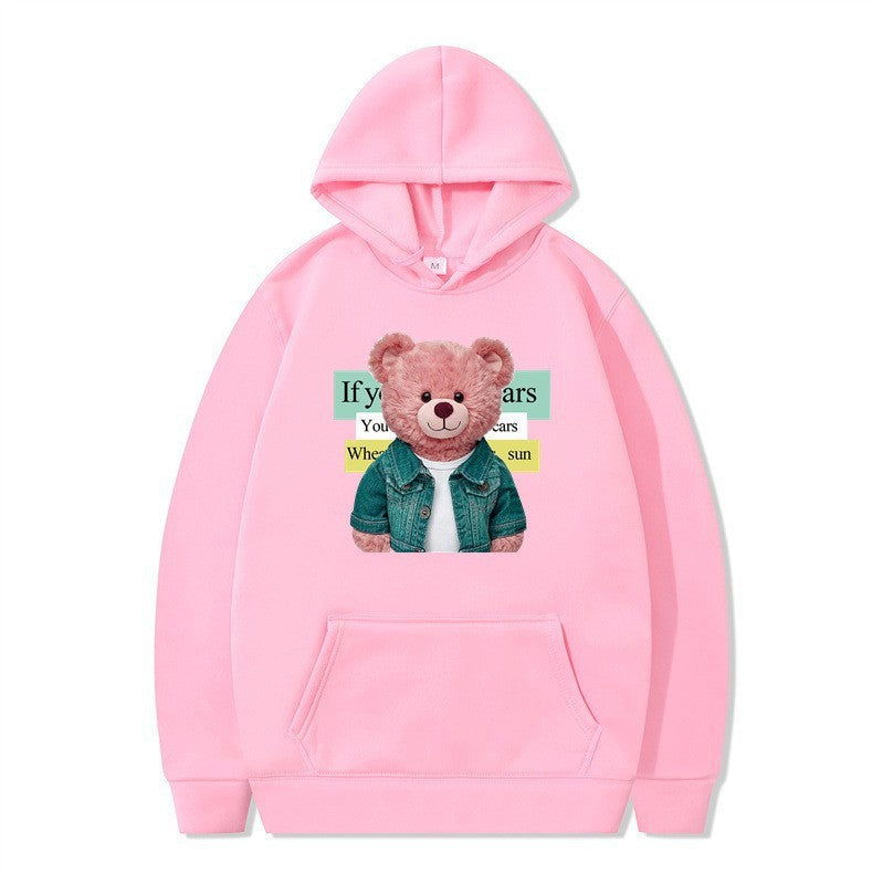 Women Hoodie with cute bear motif Lisslune