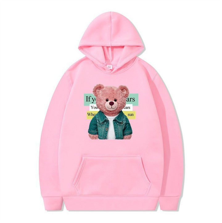 Women Hoodie with cute bear motif Lisslune
